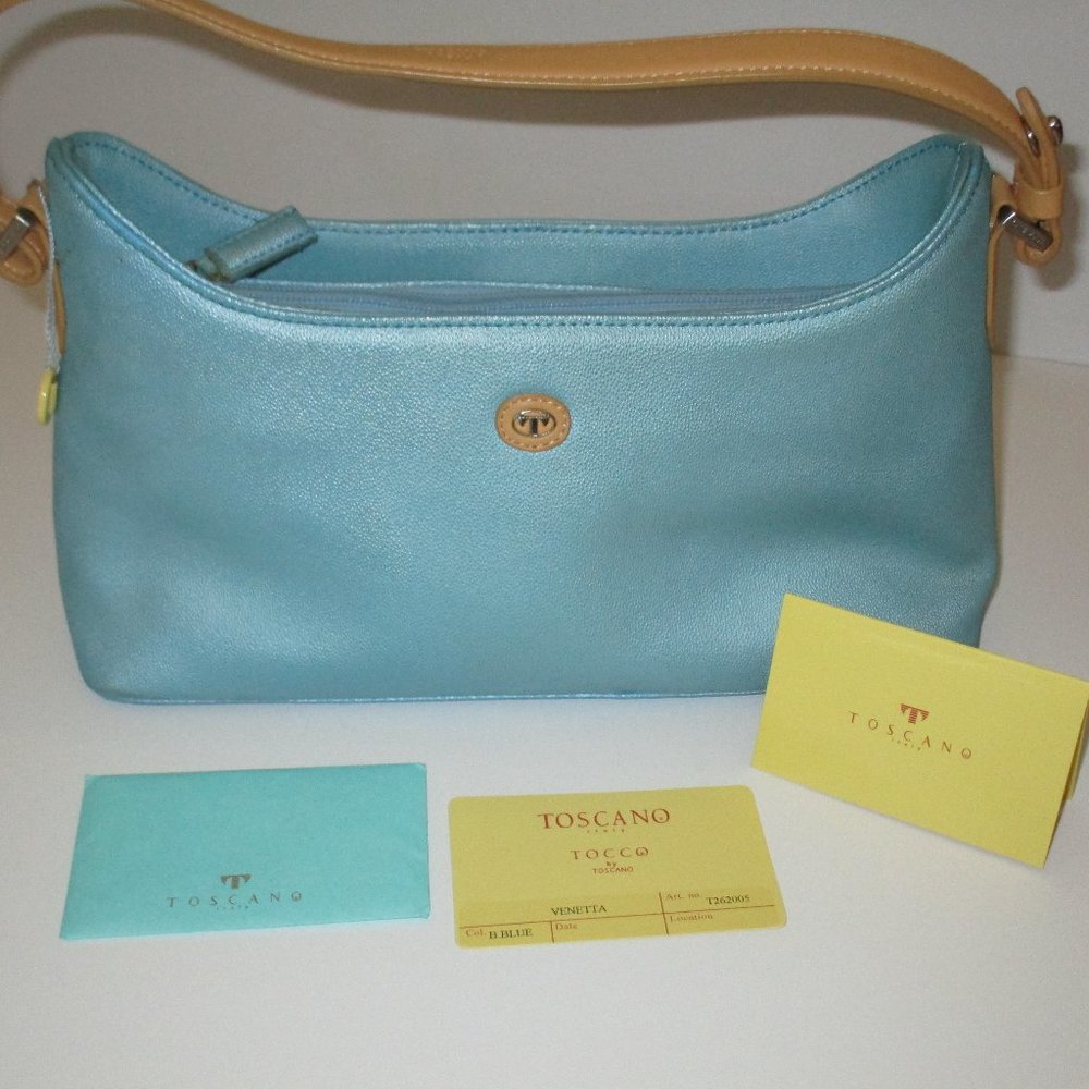 Italian Toscano Turquoise Purse